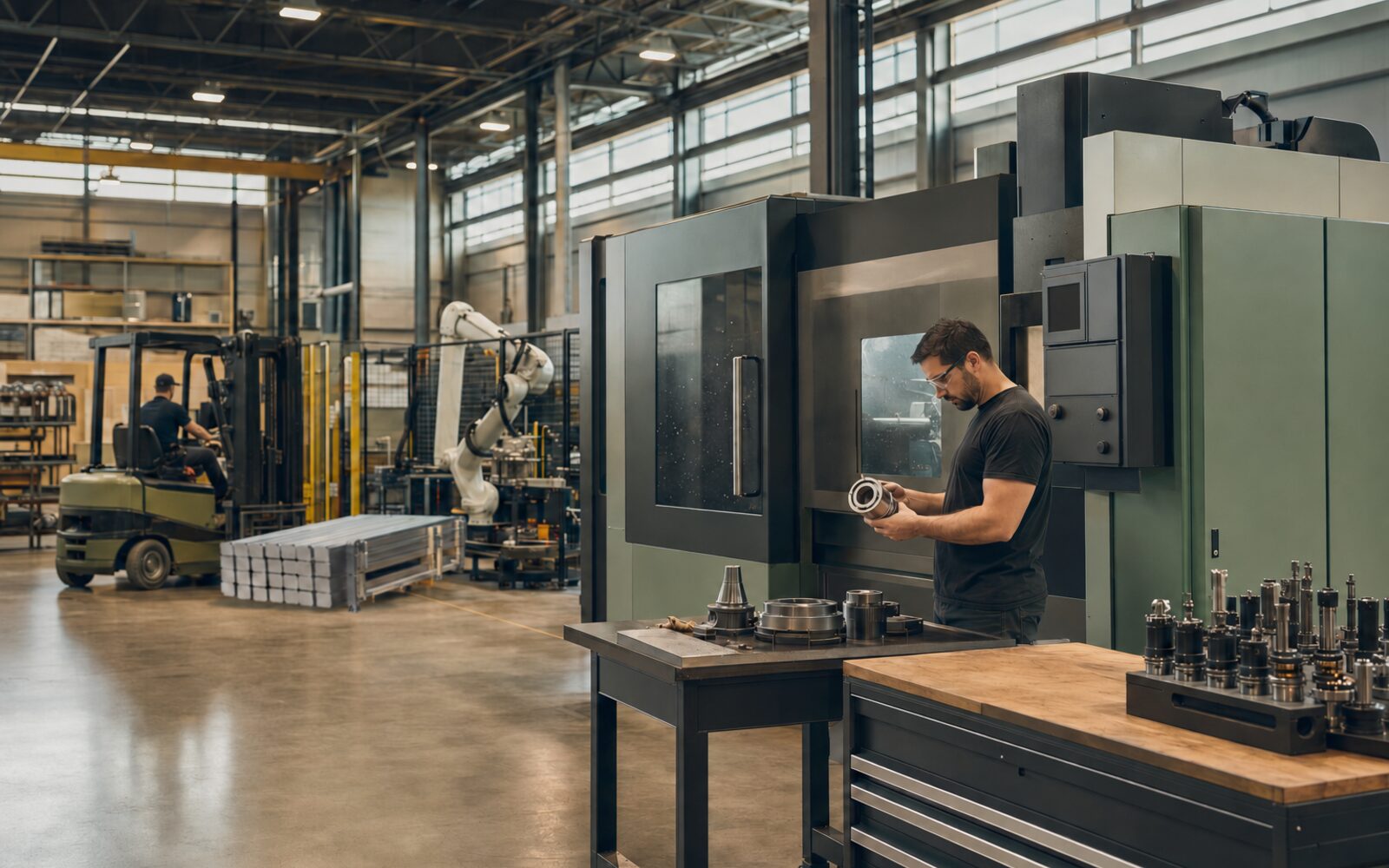 Commercial equipment operating under a planned financing structure